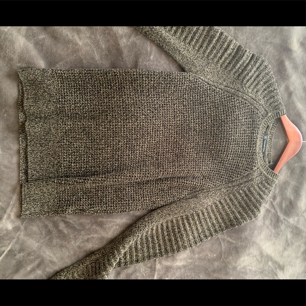 Green mens sweater small